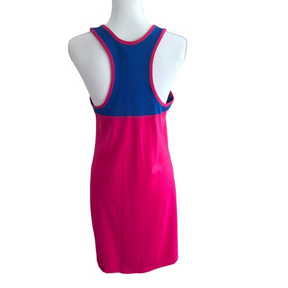 Vintage 90s Ralph Lauren Polo Sport Dress Large Fits Small Medium Pink Blue Y2K - Picture 2 of 10